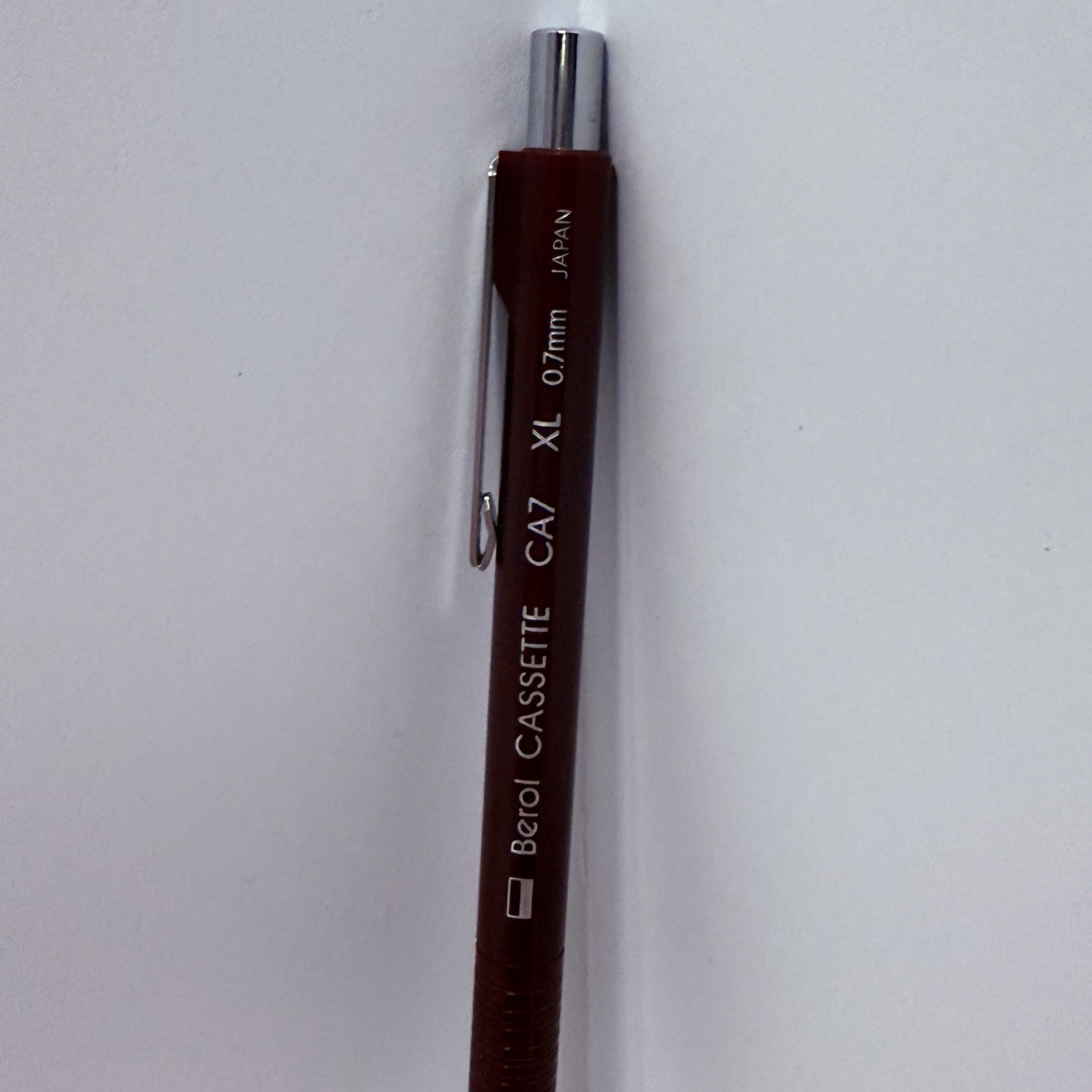 Berol Cassette CA7 XL 0.7mm Drafting Mechanical Pencil Maroon Made in Japan Vtg