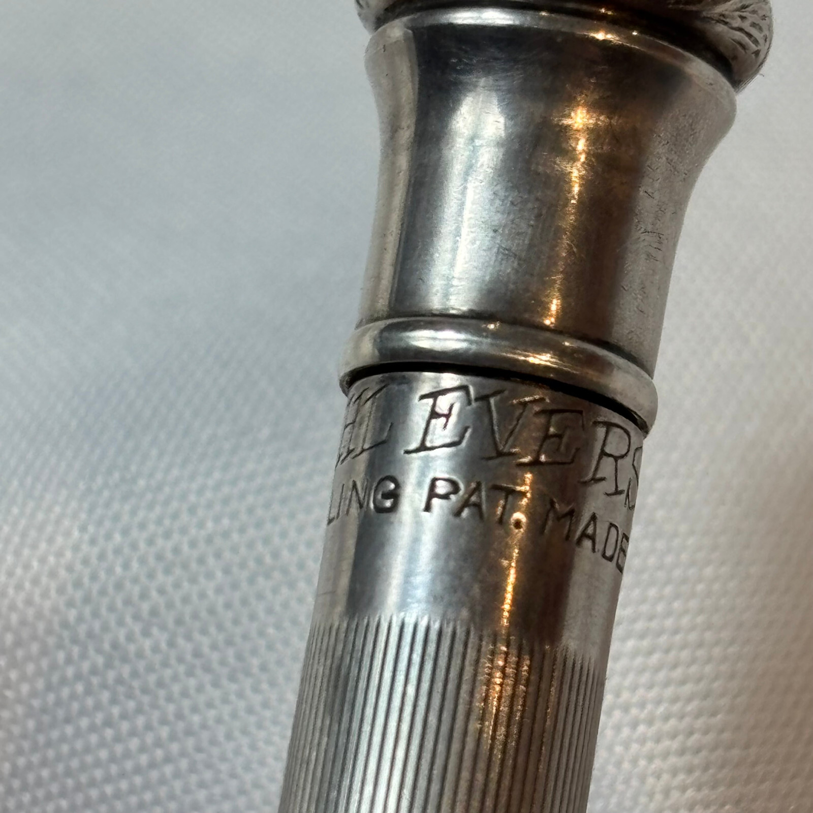 Vtg Wahl Eversharp FOB Mechanical Pencil Sterling Silver 15.70 Grams Monogrammed