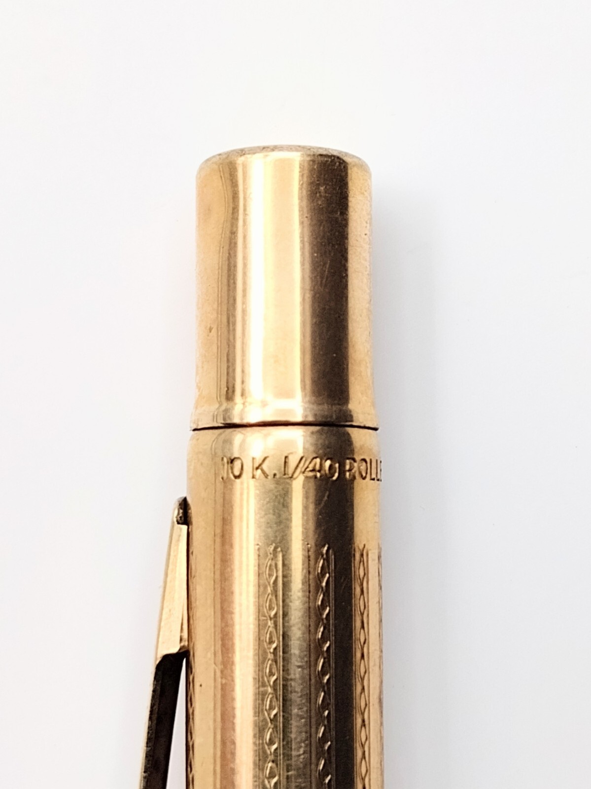 Vintage Norma 10K Rolled Gold & Silver Tone 4 Color Mechanical Pencil