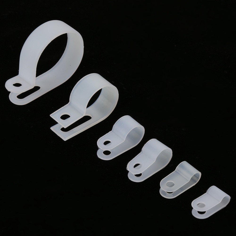 200pcs Nylon P Clamps Versatile Cable Holders For Various Projects Premium