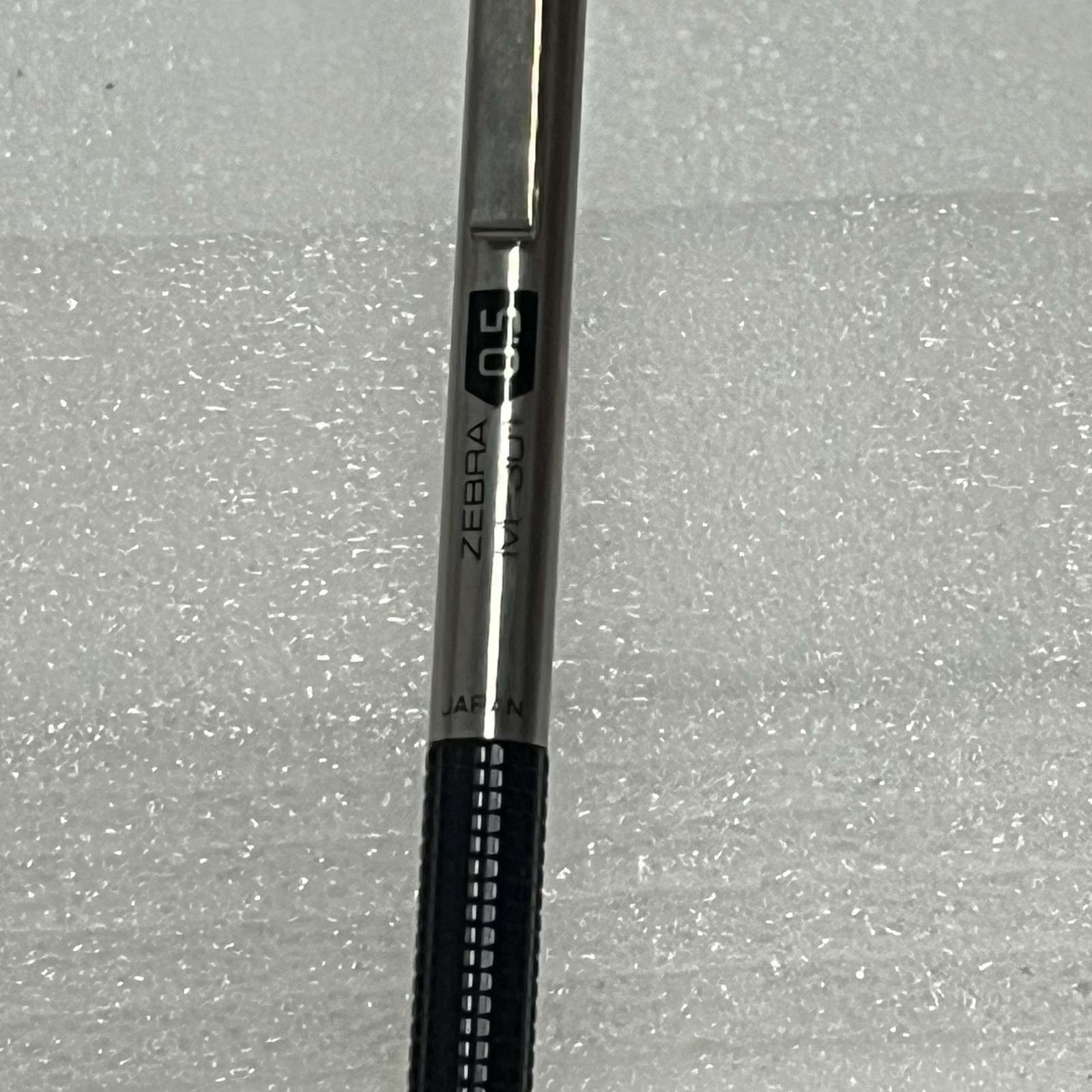 Vintage Zebra M-301 Black & Chrome 0.5mm Pencil Japan