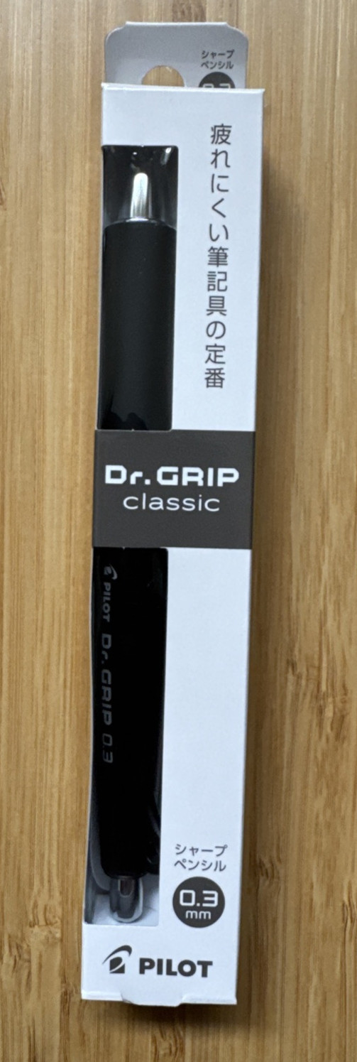 Pilot Classic DR GRIP 0.3mm Mechanical Pencil HDGC-13-B Made In Japan