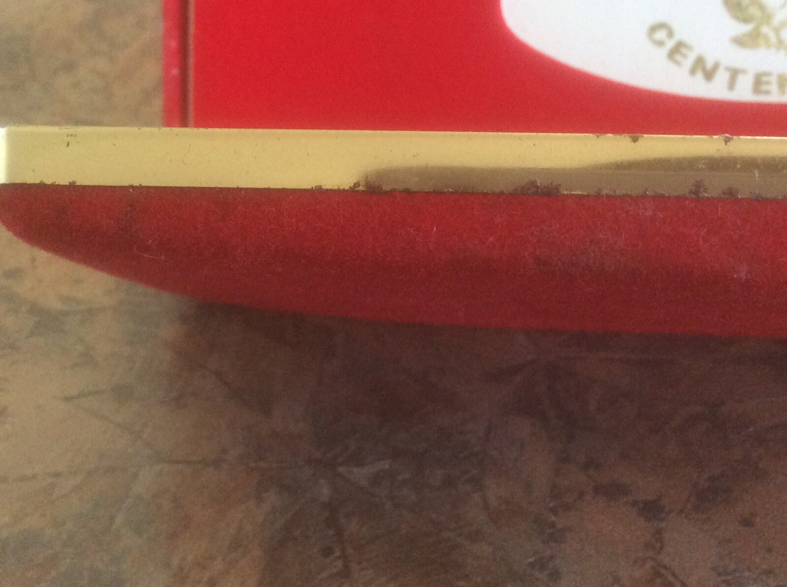 Vintage Centennial USA Mechanical Silver Tone With Lead Pencil Red Velvet Box