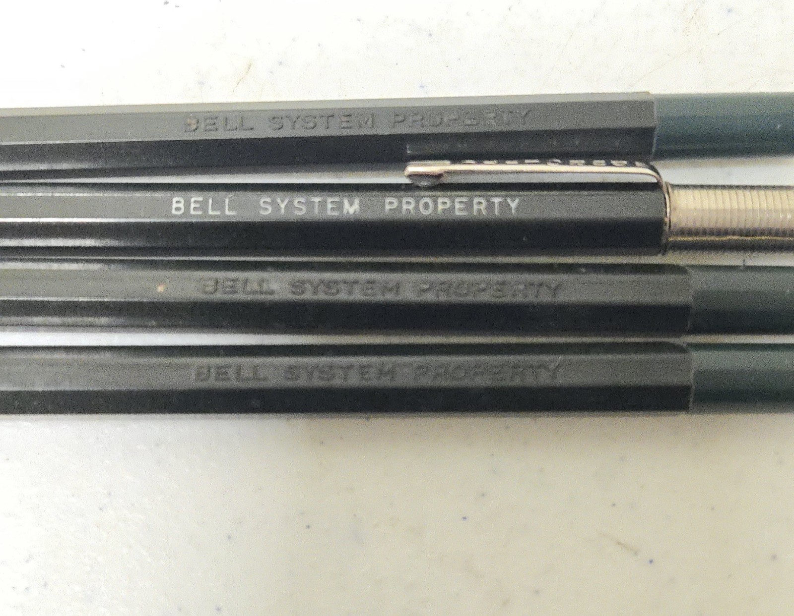 Vintage Lot of 4 Bell System Property Autopoint Durolite USA Mechanical Pencil