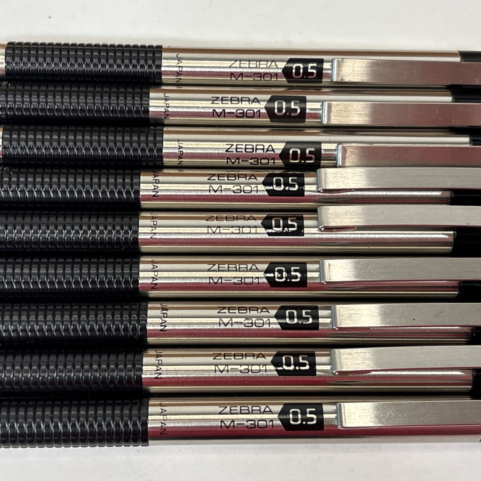 Zebra M-301 Mechanical Pencil Lot of 9 0.5mm Refillable w/ Lead Japan NWOB