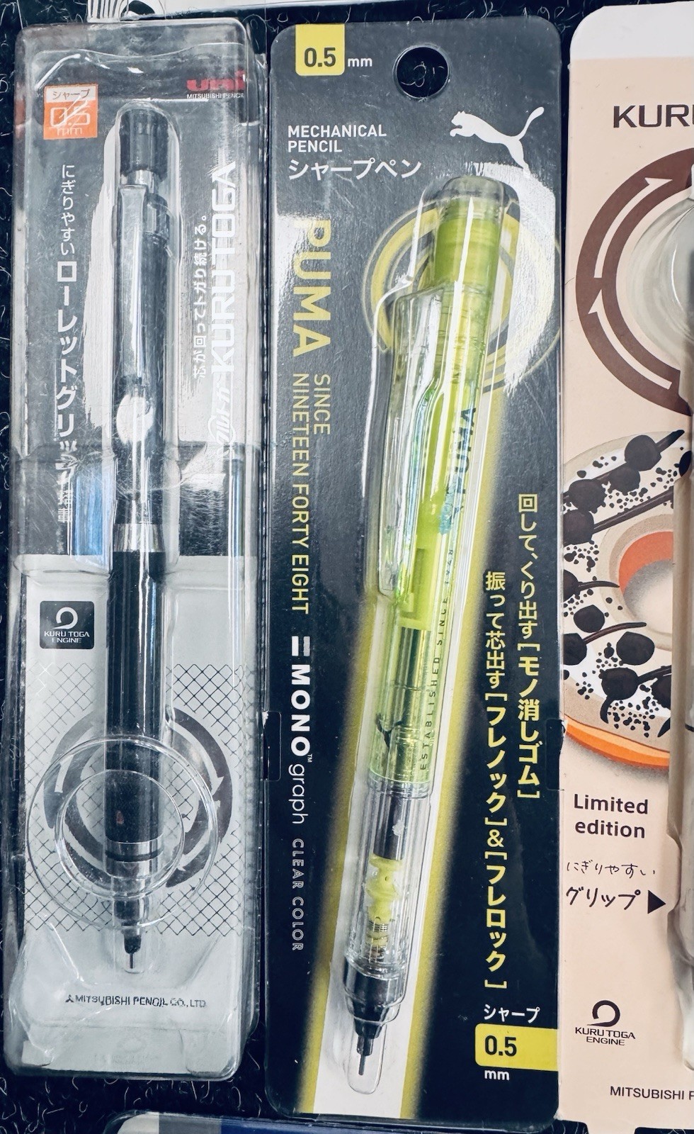 Vintage NOS Unopened Pentel Mitsubishi Zebra Bubble Pack Lot Pencils Pens