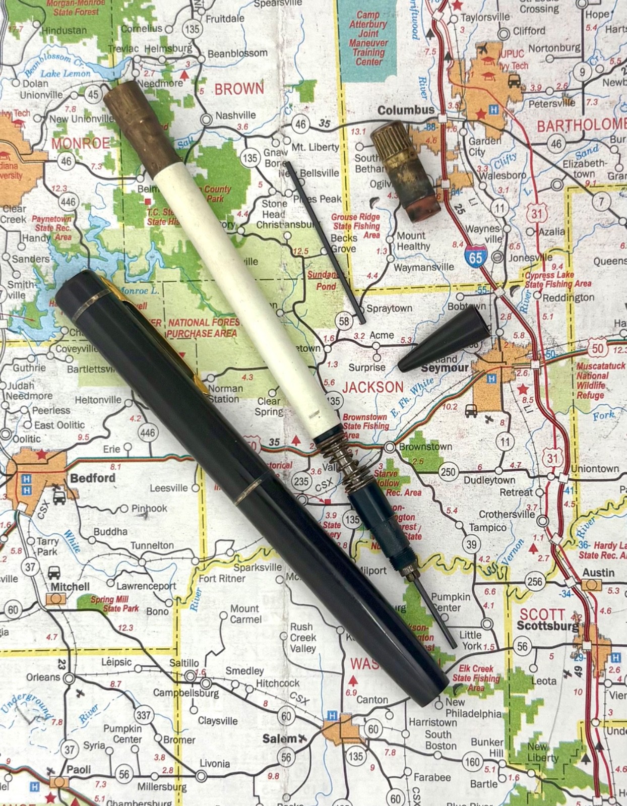 Vintage Eversharp Skyline Mechanical Pencil Standard Size, Black, gold-fill trim