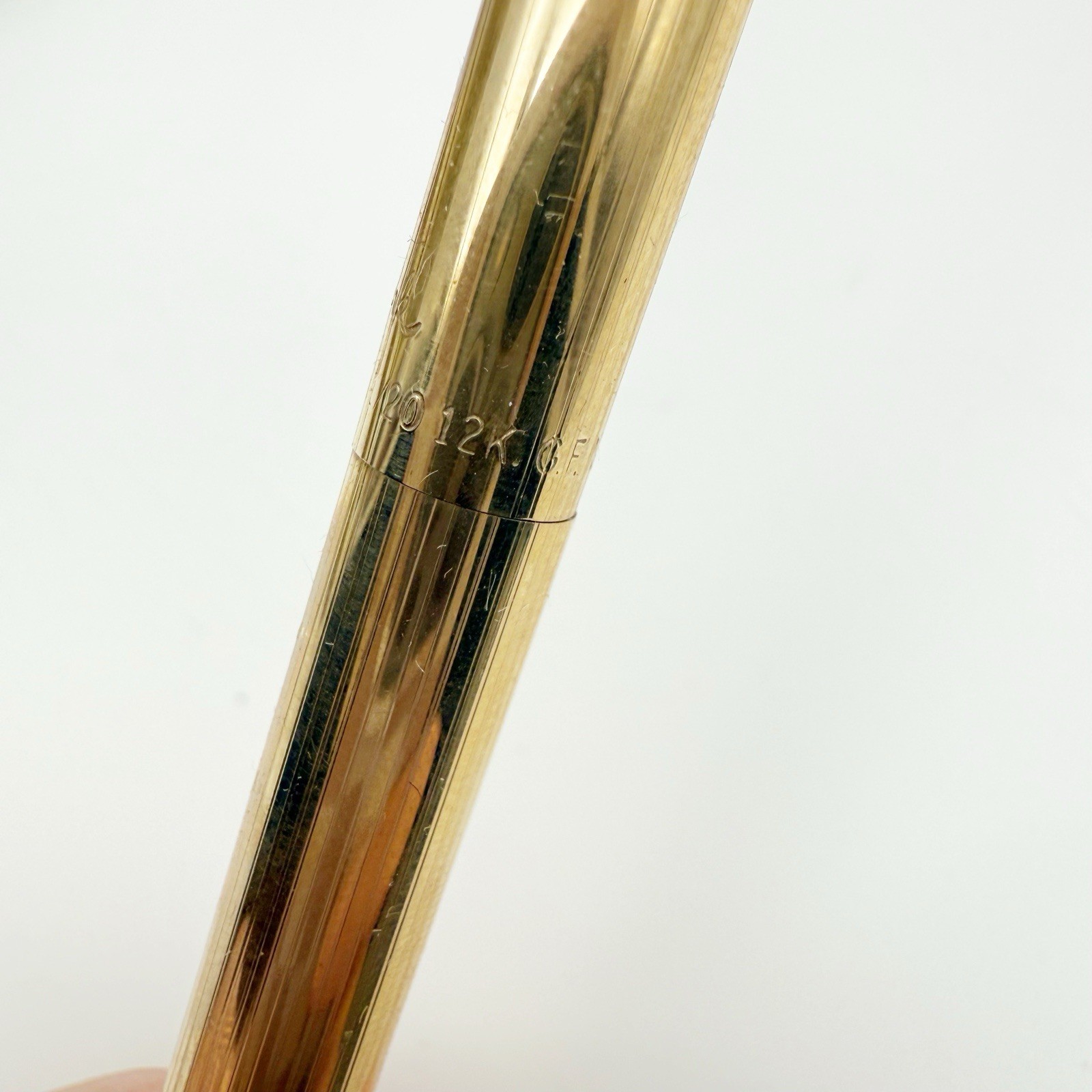 Hallmark Pen And Pencil Set 1/20 12 Carat Gold Filled With Original Box Blue Ink