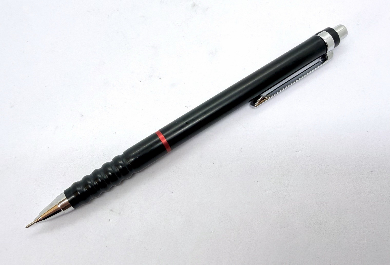 NOS Rotring Tikky 502 170 Black Metallic Double Push mechanical pencil 0.5mm Box
