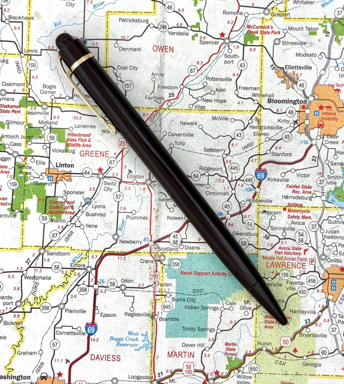 Vintage Eversharp Skyline Solid II Dark Burgundy Mechanical Pencil Standard Size