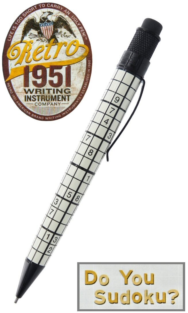 Retro 51 Sudoku Second Edition 1.15 mm Mechanical Lead Pencil #VRP-2240