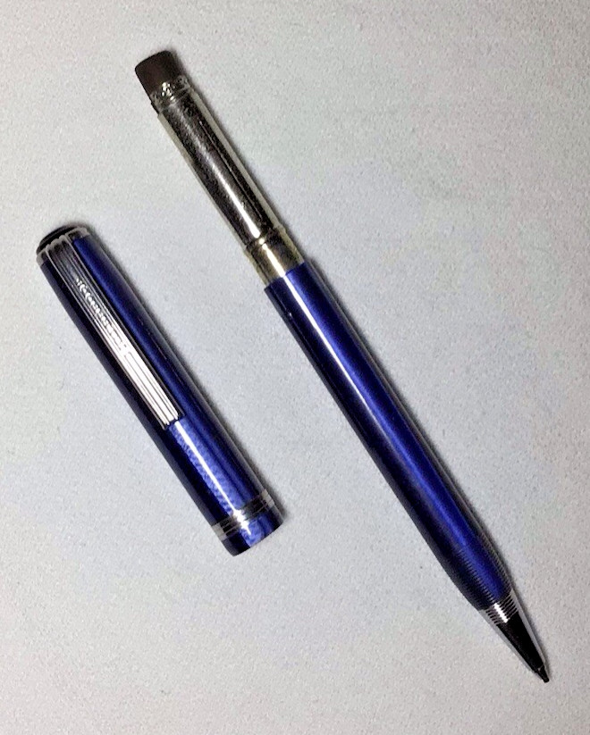Esterbrook TTJ Ex. Thin Barrel Pencil Cobalt Blue Stickered New Old Stock