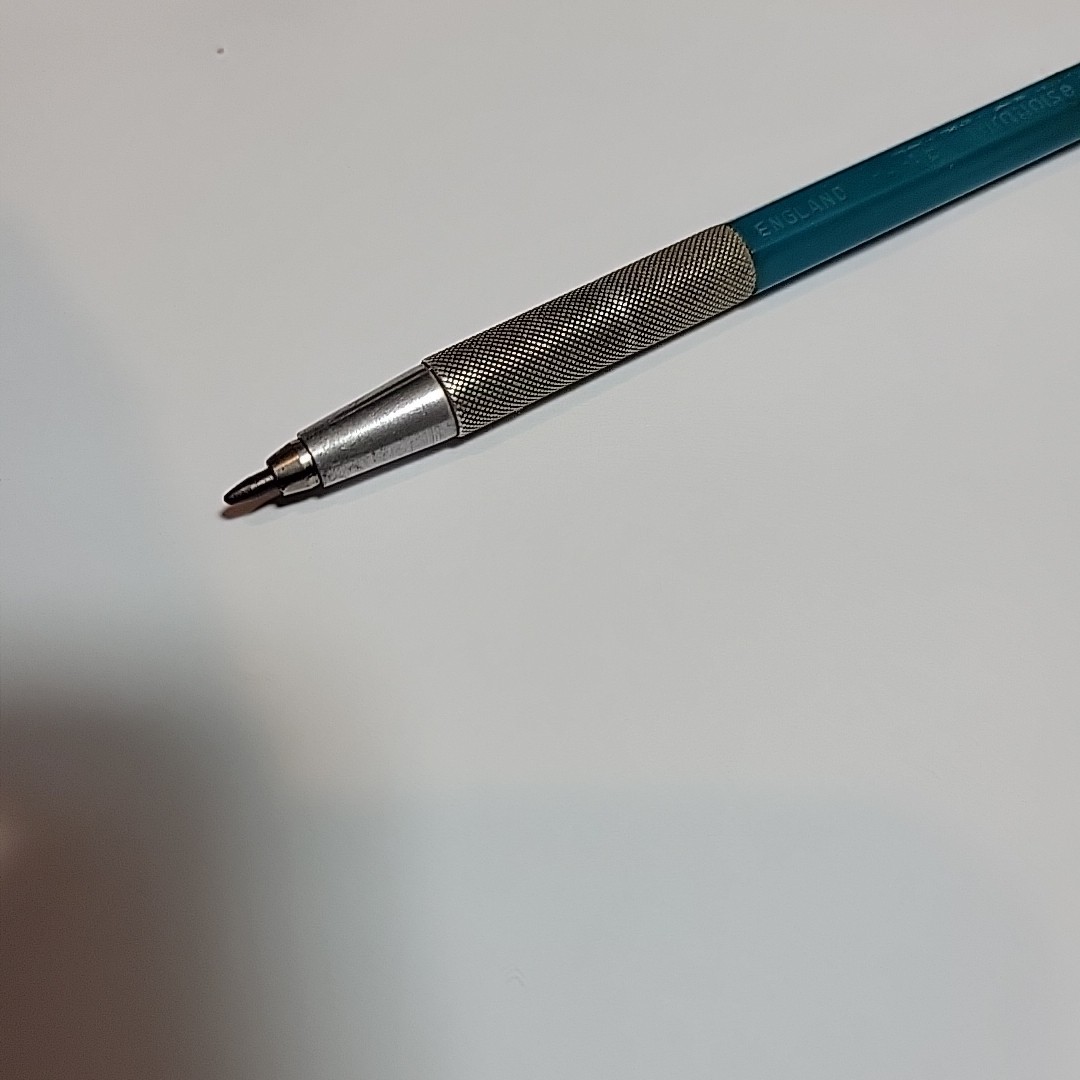 VTG England Eagle Turquoise 10 Lead Holder Drafting Drawing Pencil w Lead