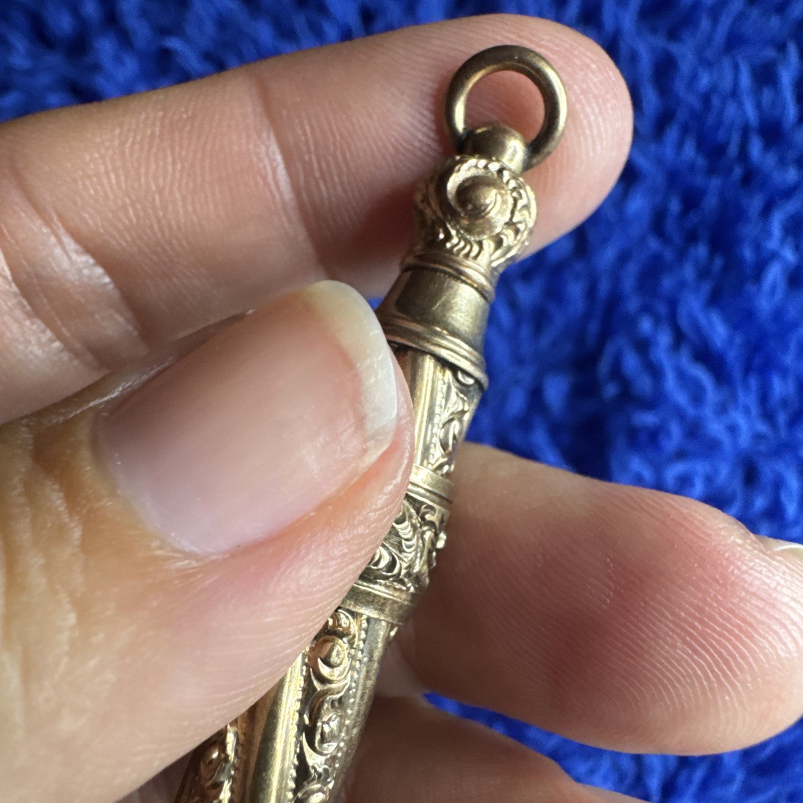 Victorian Era Propelling Pencil 1850s-1920s Designed To Be Carried On A Watch