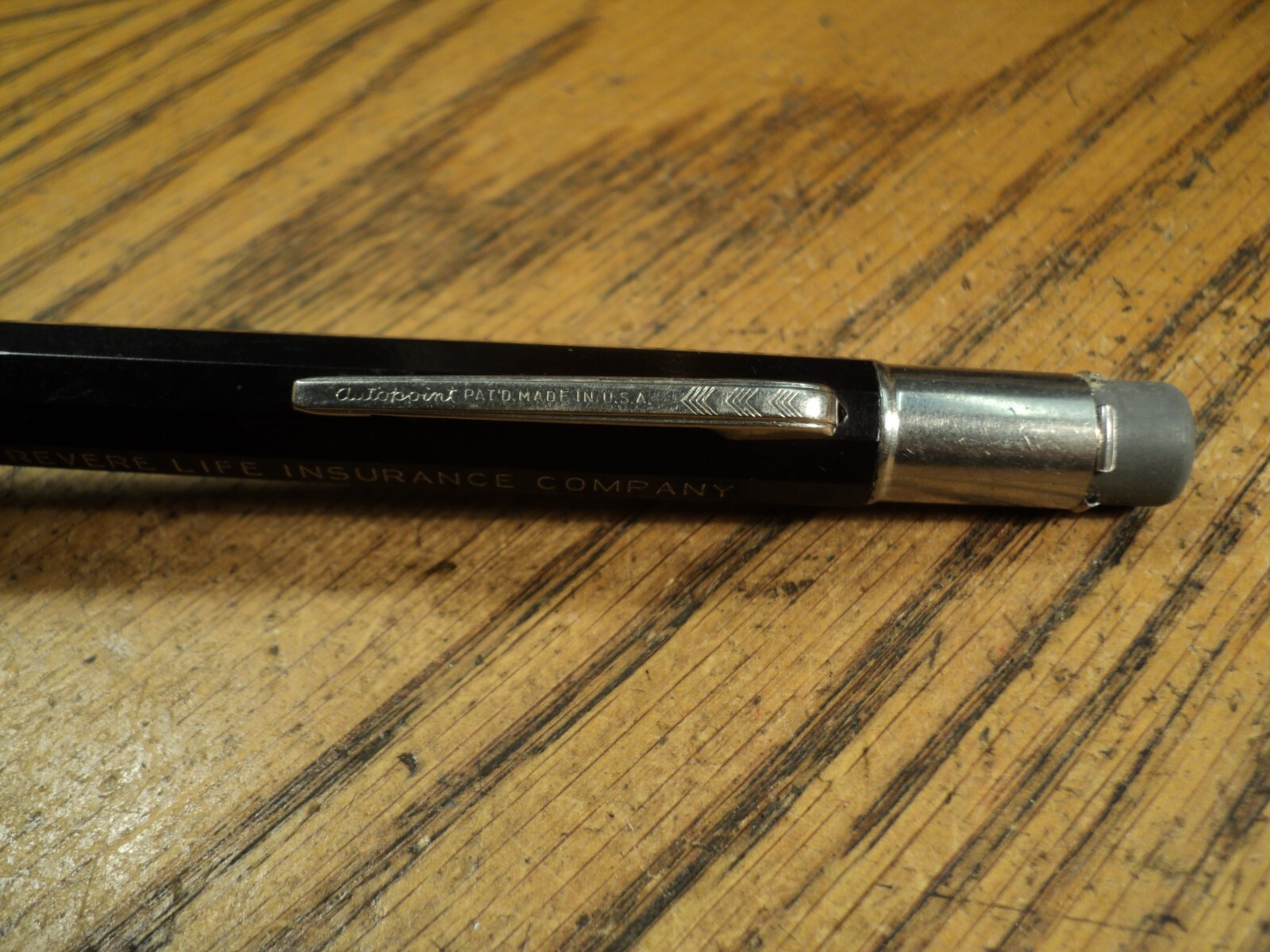 Vintage Autopoint Mechanical Pencil Paul Revere Life Insurance Worcester MA B