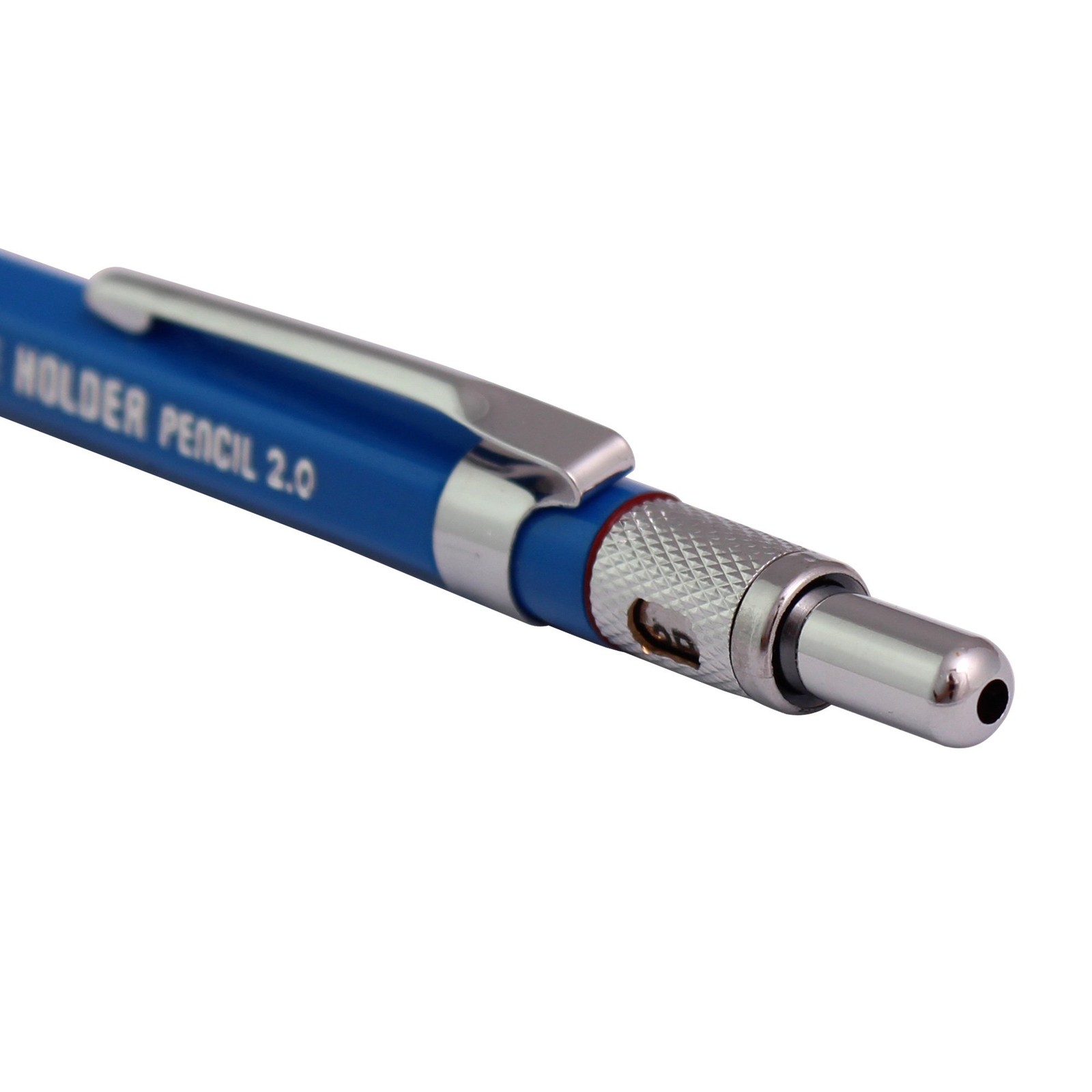 2.0mm Lead Holder Pen Mechanical Pencil For Art Sketching Drawing Blue