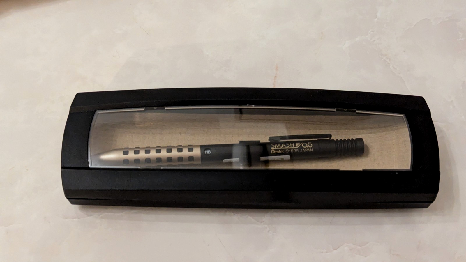 Pentel Smash 0.5 Mechanical Pencil,Gold&Black Barrel,Limited Edition Q1005-XAKS