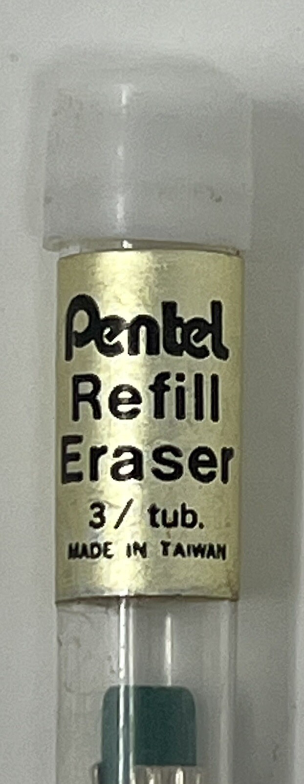 Lot of 10 Tubes of Vintage 1970’s NOS Pentel .5 HB Lead 120 pc & 4 Erasers