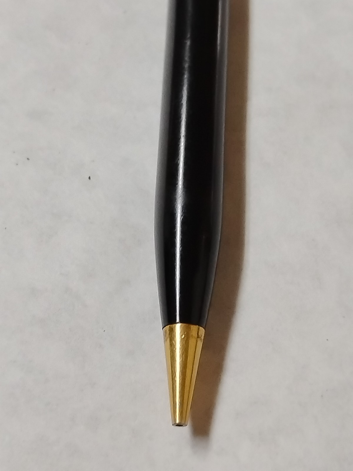VTG Waterman Mechanical Pencil Black & Gold Parts Only Mid-Century USA #Q6
