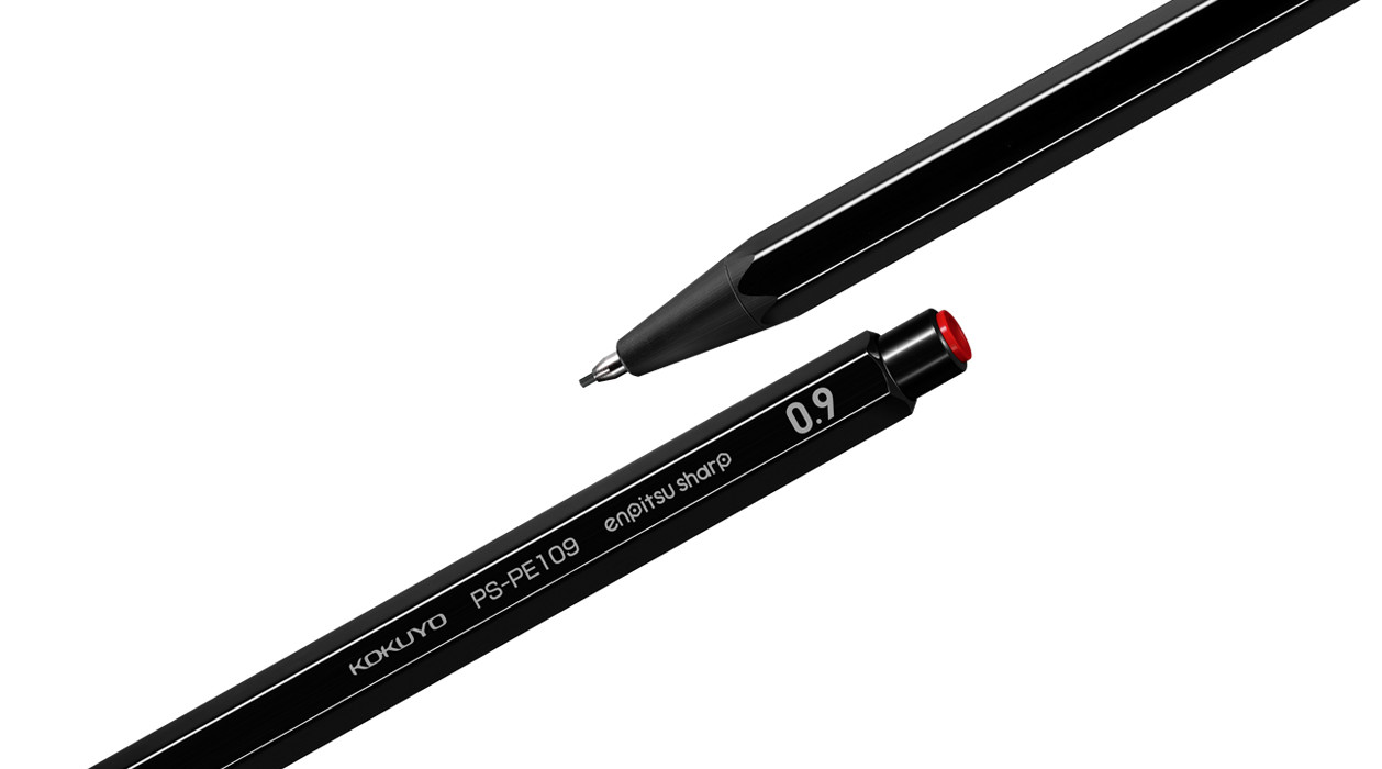 Kokuyo Mechanical Pencil “Enpitsu Sharp” 1.3mm Body Color Black