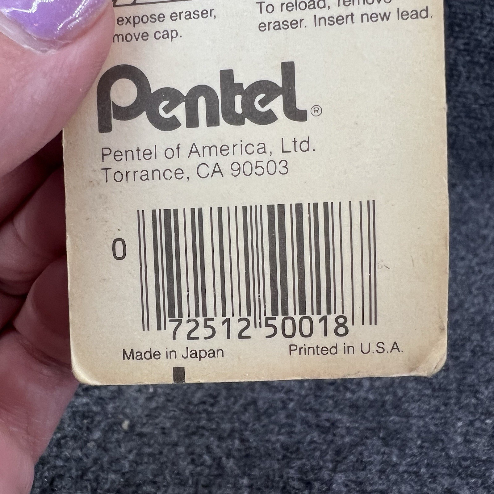 New Vintage Pentel Sharplet-2 Automatic Pencil, A127BP 0.7mm Made In Japan