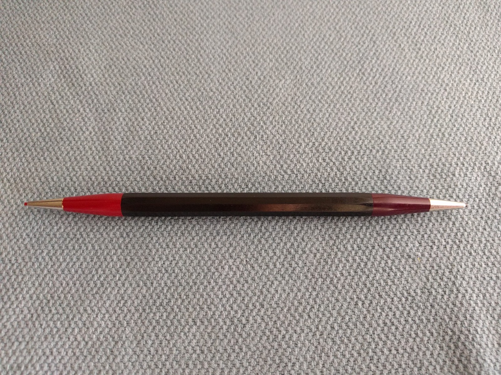 Vintage Autopoint Double End Mechanical Pencil Red and Black