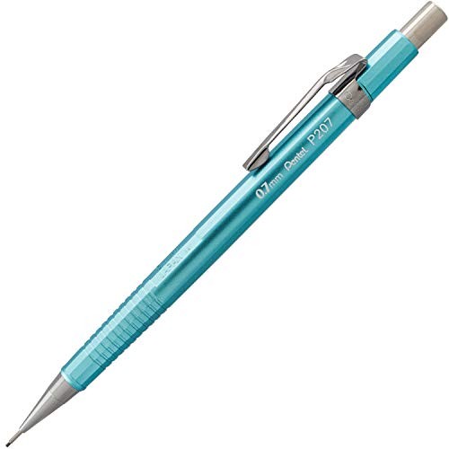 Pentel Sharp Mechanical Pencil (0.7mm) Metallic Barrels, Assorted Colors