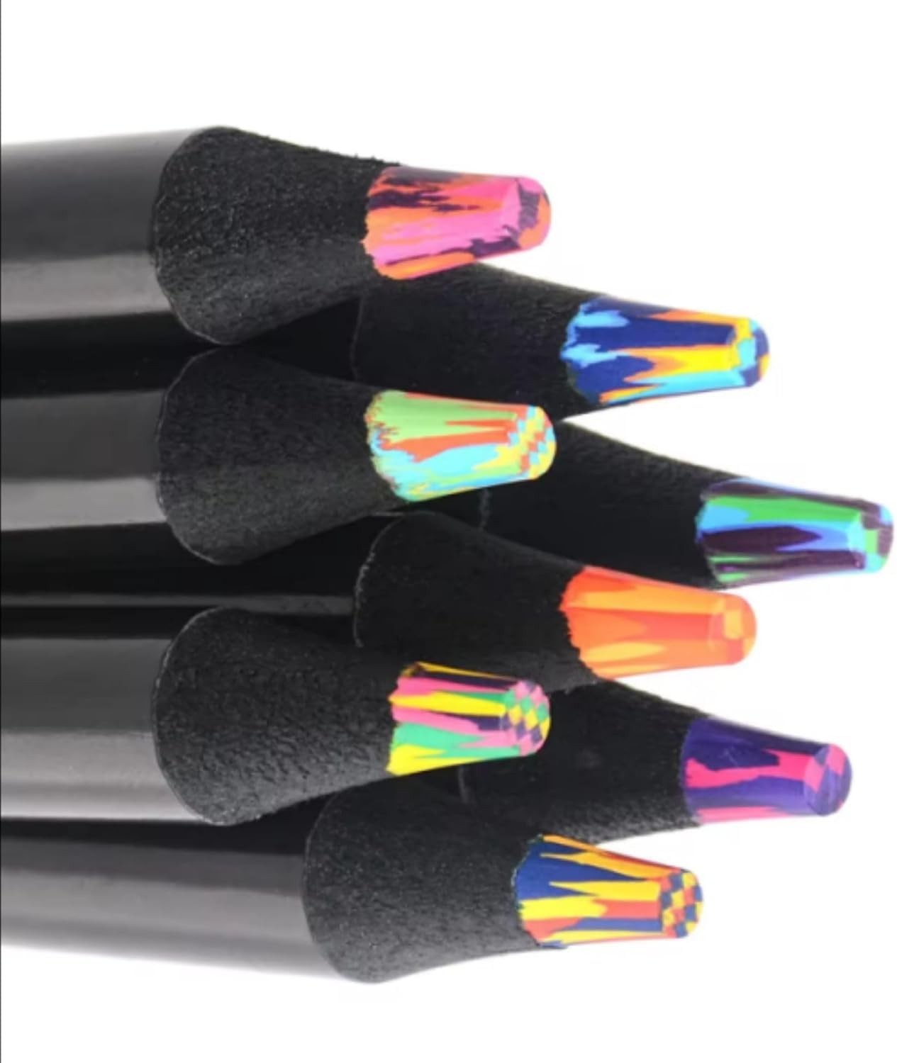 SEQ Rainbow Pencils for Kids – 8 Pack Multicolor Magic Color