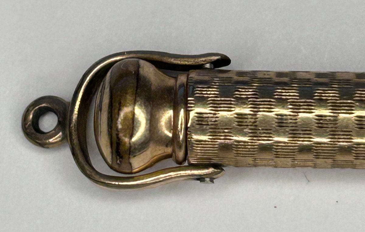 Antique Mechanical Pencil William S. Hicks 14Ct. Filled Mechanical Pencil