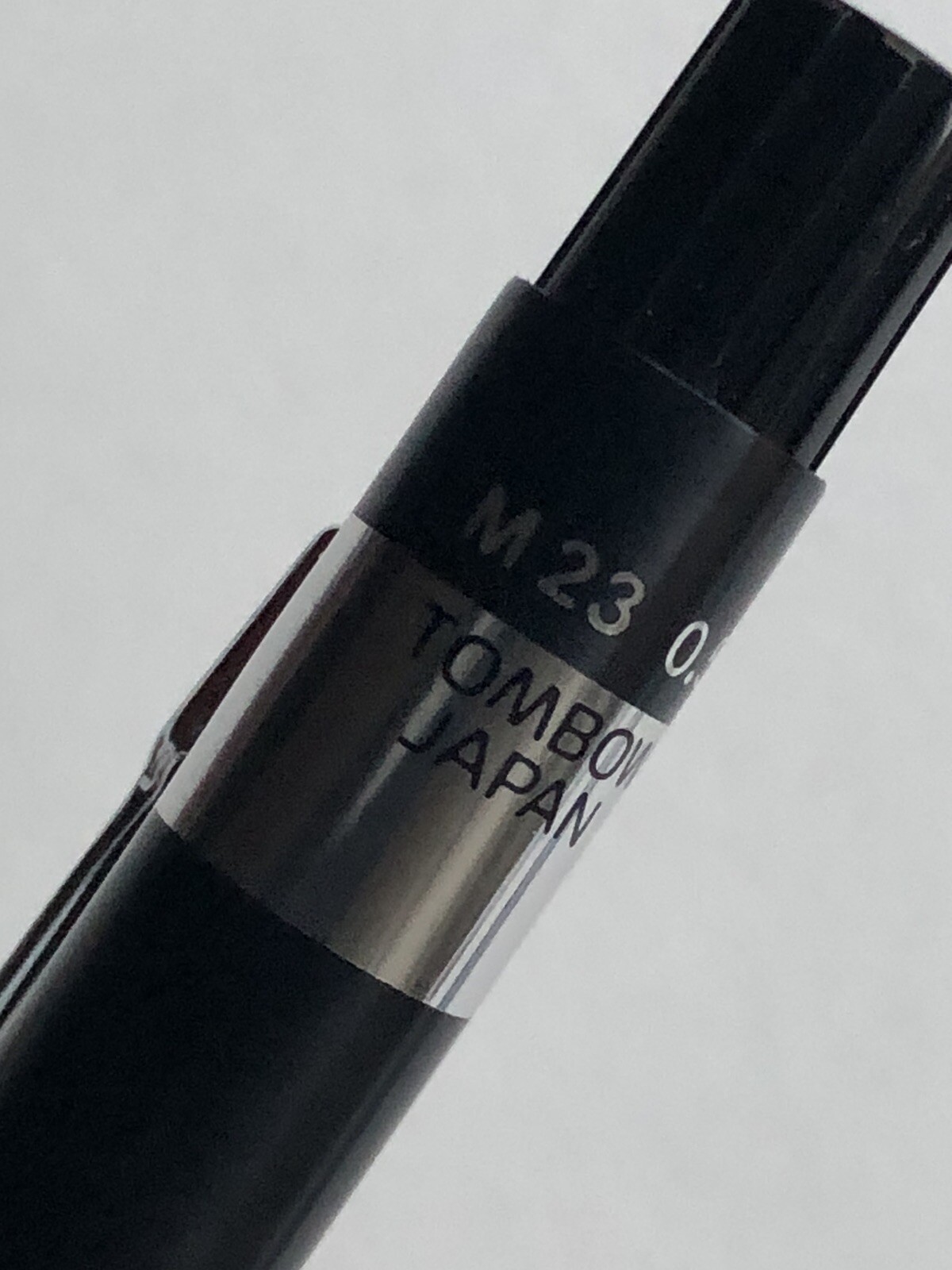Vintage TOMBOW 500 M23 Mechanical Pencil .5mm Lead Sticker NOS Black Metal Japan