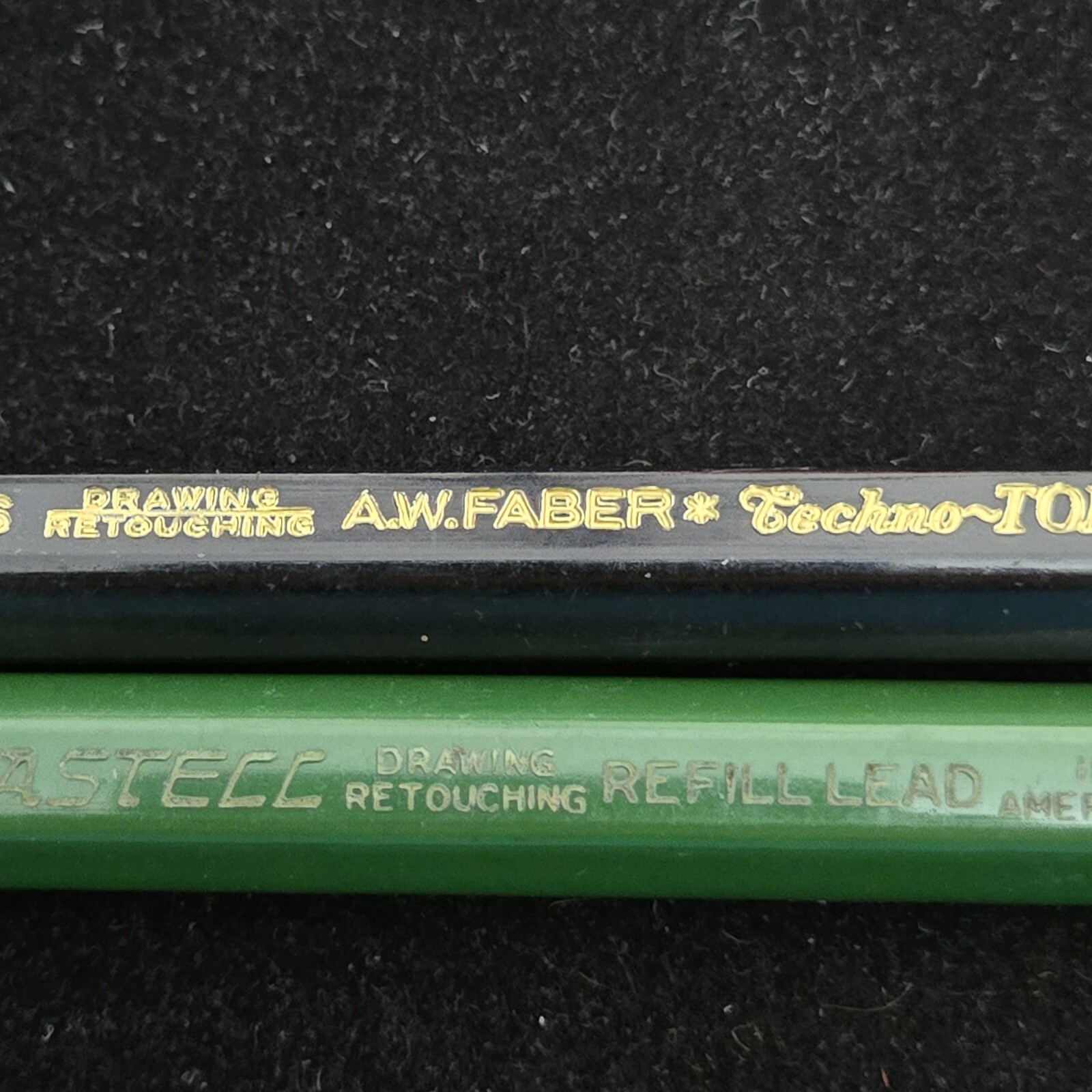 2 A.W. Faber Castell Refill Lead Vintage USA AMERICAN ZONE WEST GERMANY 5H 3H