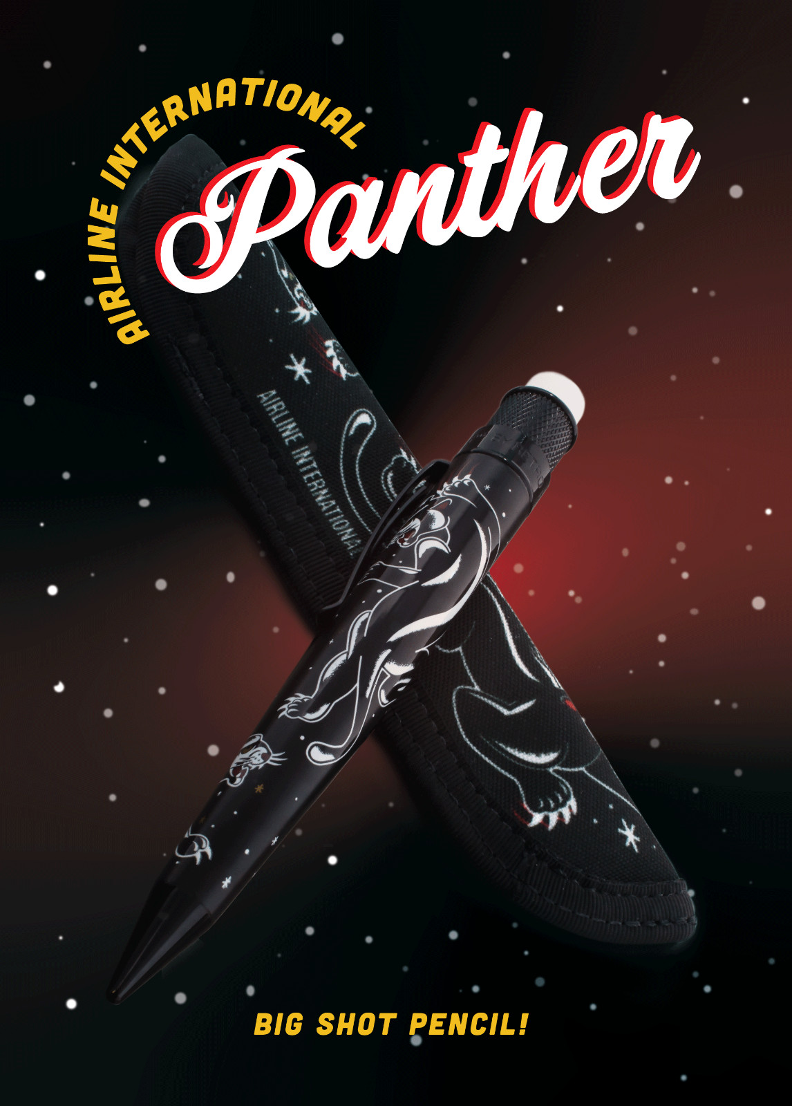 Retro 51 Big Shot Panther LE Mechanical Pencil | Airline International Exclusive