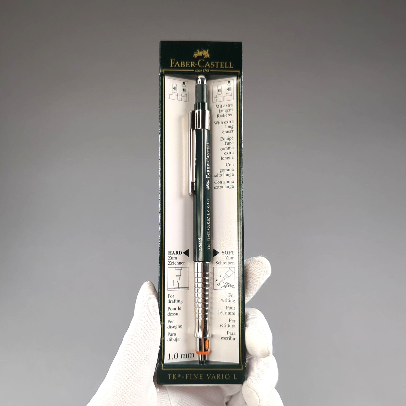 Faber-Castell TK Fine Vario L Mechanical Pencil 1.0mm (0.9mm) Lead German 🇺🇸