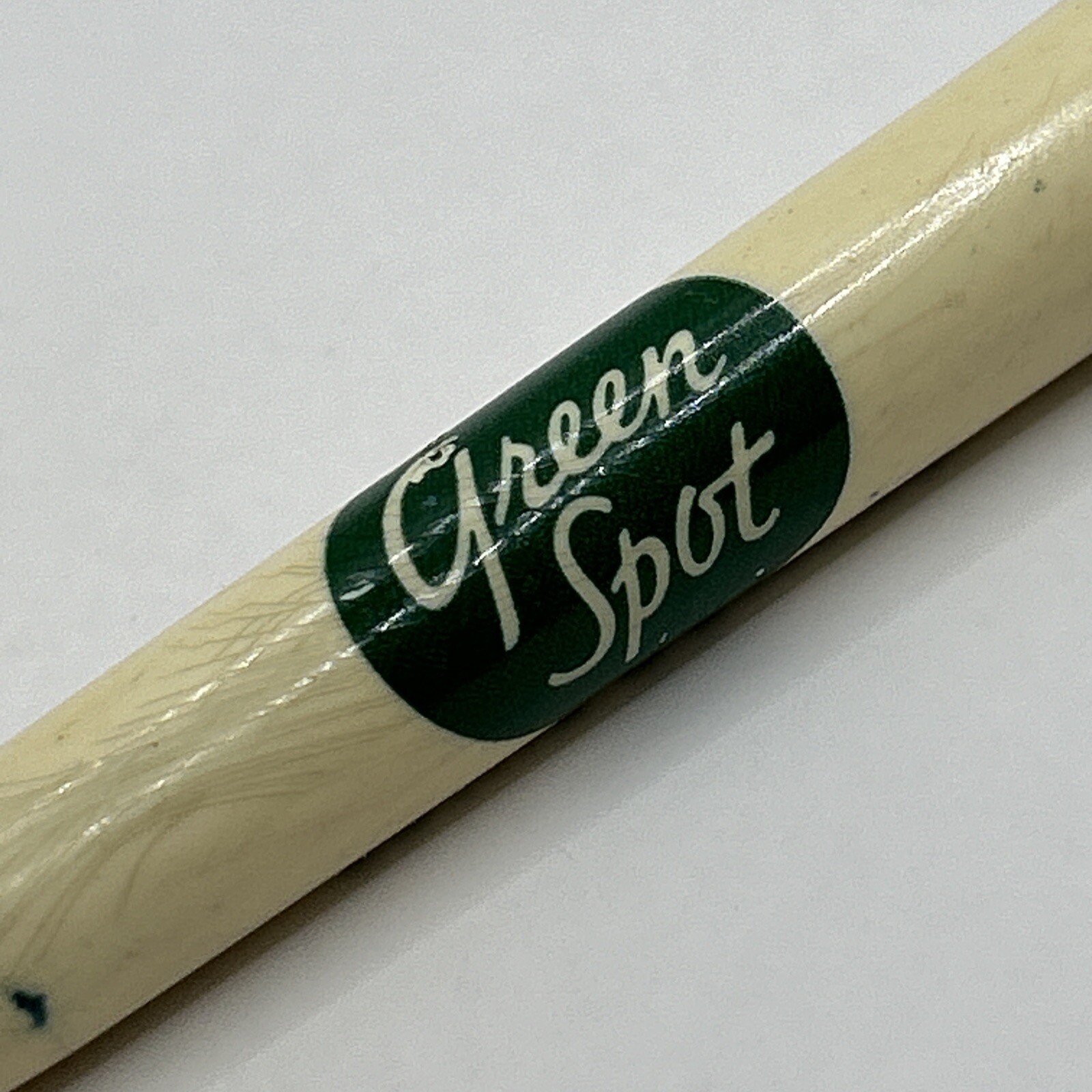 VTG Scripto Mechanical Pencil GREEN SPOT FRUIT DRINKS *For Repair*