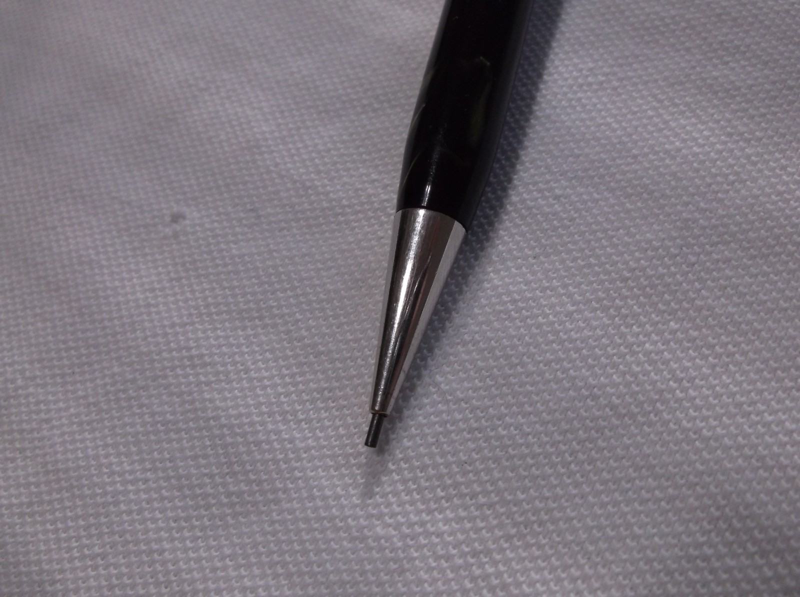 WAHL EVERSHARP CORONET GOLD & GREEN SHELL / CHROME REPEATER PENCIL / 1.1 mm