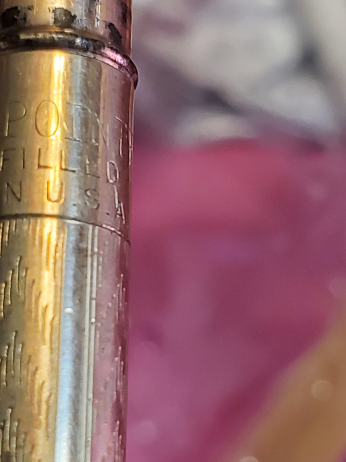 Vintage HUTCHEON 1920’s Twist Mechanical Pencil Gold-Filled with Lead and Loop