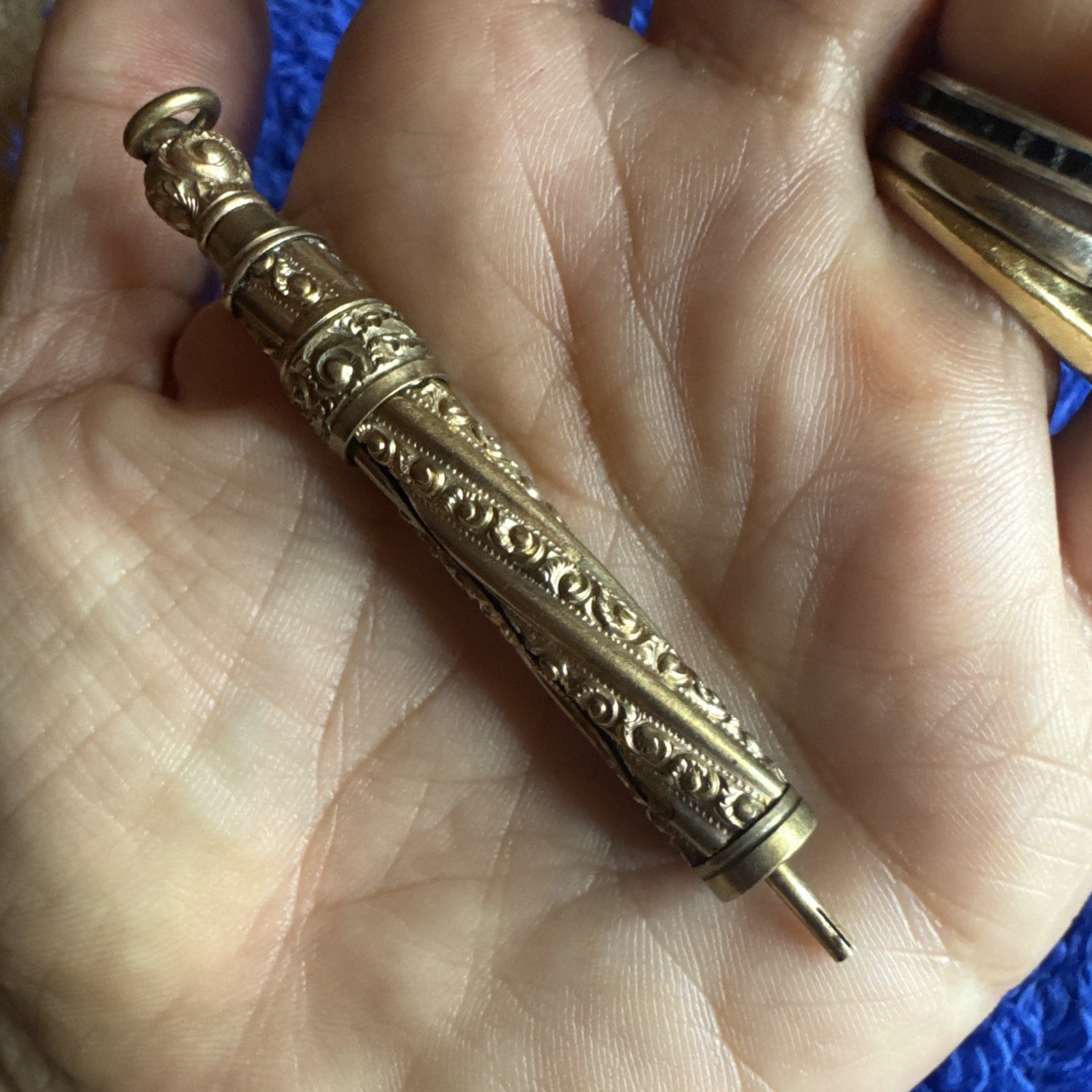 Victorian Era Propelling Pencil 1850s-1920s Designed To Be Carried On A Watch