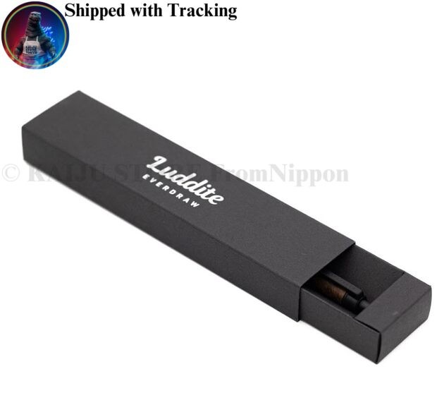 Luddite EverDraw Teak Matte Black Mechanical Pencil 0.5mm LDWBC-MP4TB-05