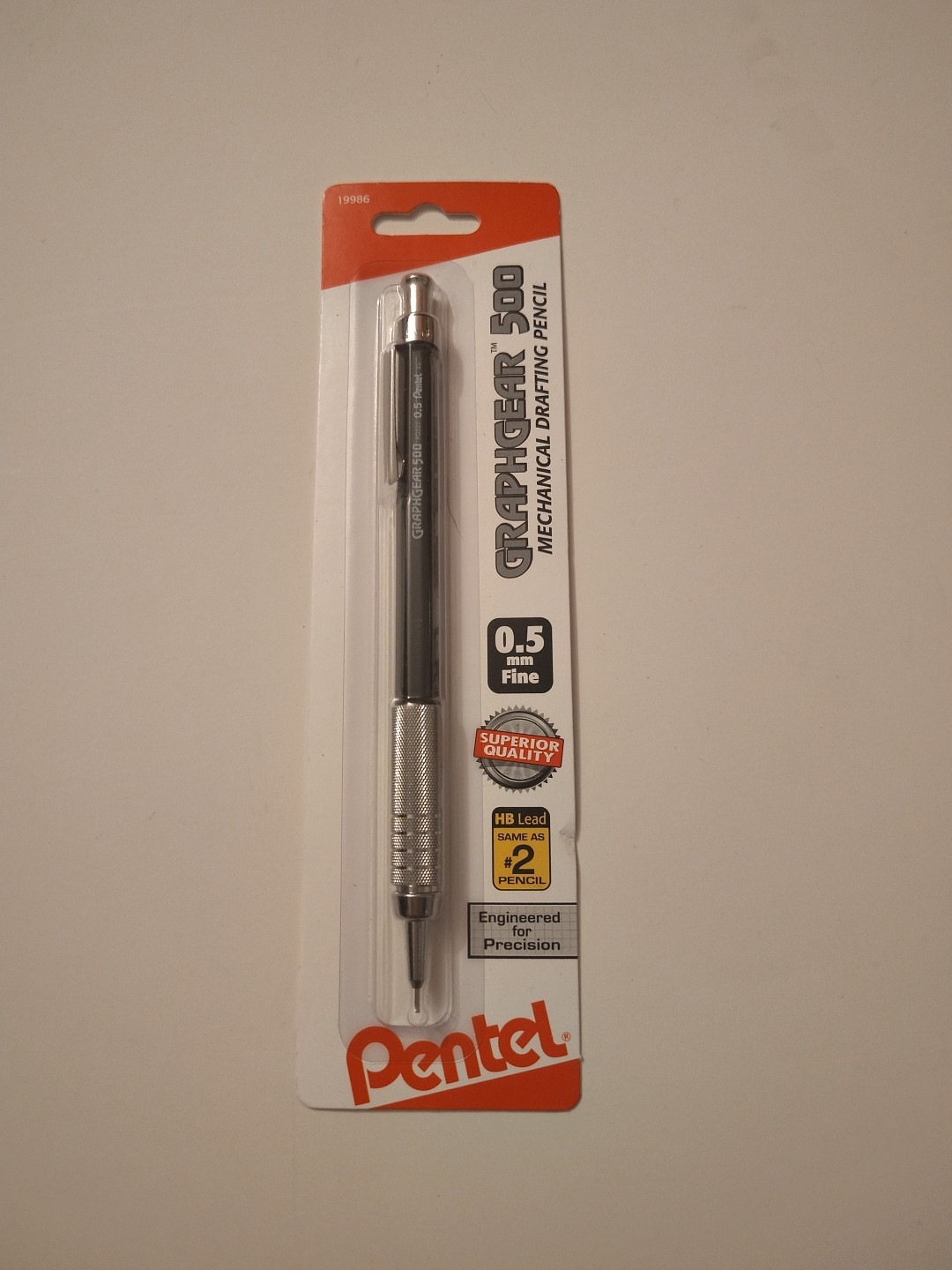 Pentel PG525A 0.5mm Drafting Pencil Black