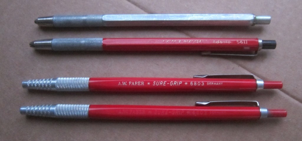 A.W. Faber Sure Grip 6803 KIN Adapto 5611 Pencil Drafting Clutch Lead Holders