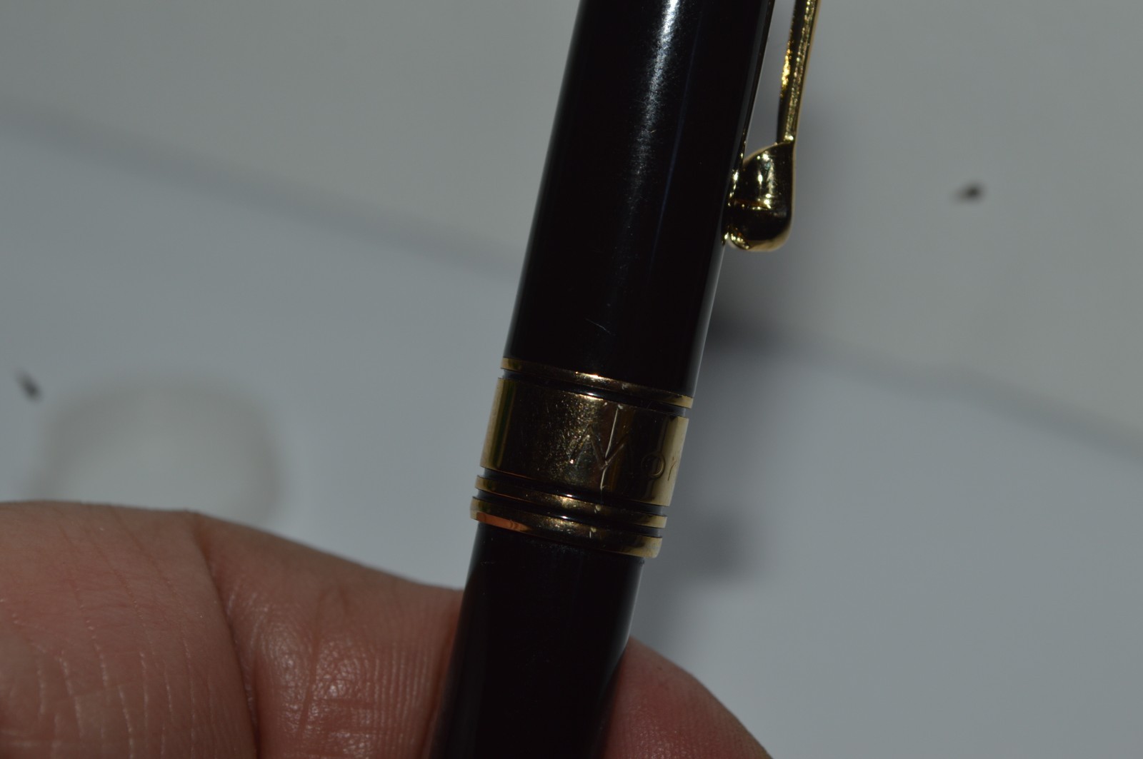 MONTEFIORE Mechanical Pencil Black Lacquer Finish FPS Engraved Excellent Condit