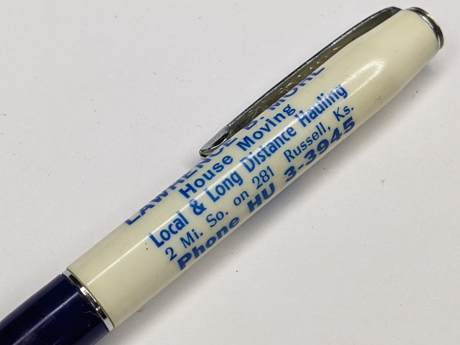 c1960s Russell, KS Lawrence Mohl House Art Moving St. Louis Mechanical Pencil G8