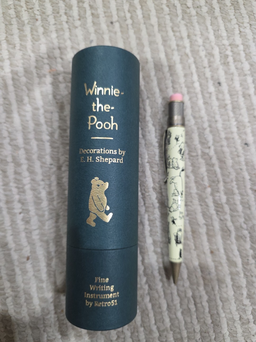 Retro 51 Winnie The Pooh Decorations Mechanical Pencil New/ Open #180