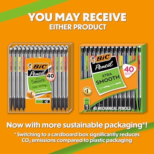 Xtra Smooth Mechanical Pencil with 0.7 40 Count (Pack of 1) Original Edition