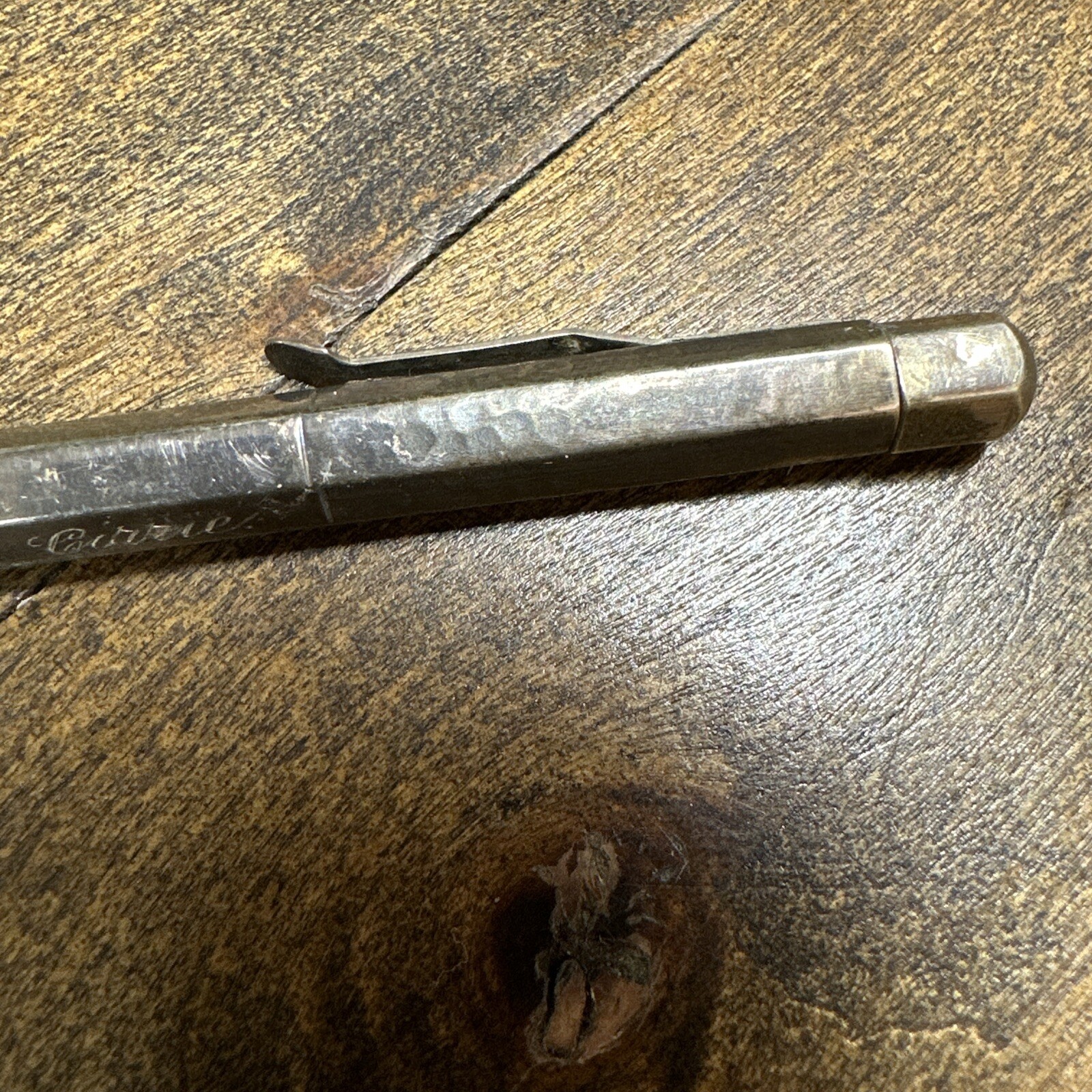 Antique Sterling Silver 4-3/8” Mechanical Pencil 12.2g J. H. Verlint NOT TESTED