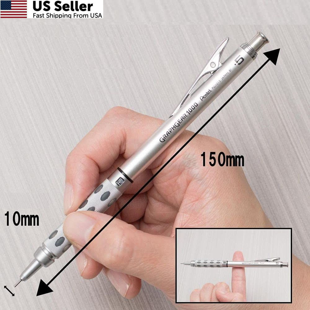 GraphGear 1000 Mechanical Drafting Pencil 0.9mm Yellow PG1019 Professional New
