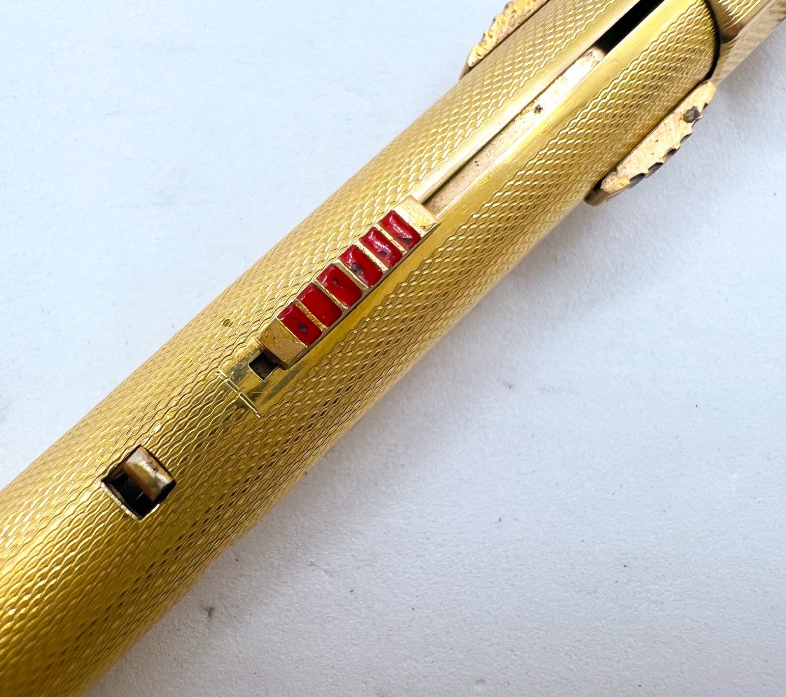 Norma brevettato Colorgraph 18k gold Rolled W Calendar 4 colors pencil