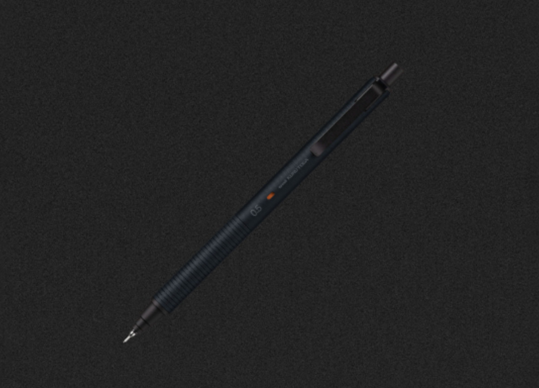 Uni Kuru Toga Metal Black Blue Gray Set of 3 Mechanical Pencil 0.5mm M5-KH 1P