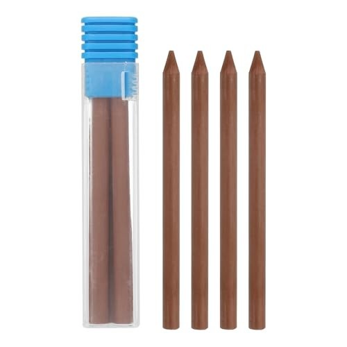 Carpenter Pencil Lead Refills 8 Pack 5.6mm 2B Graphite Break Resistant for Wood