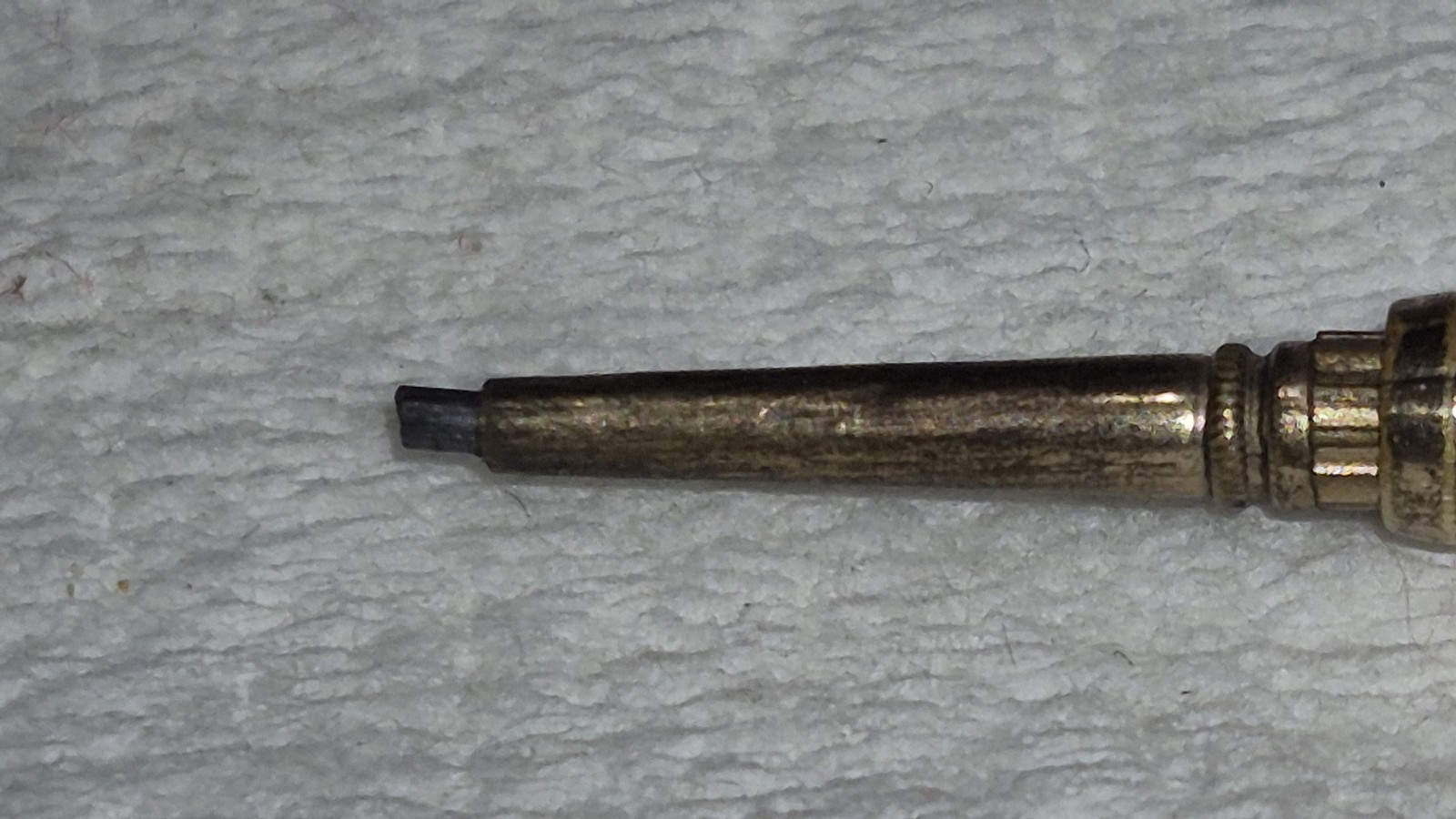 Unmarked Victorian Era Gold (Plated?) Extending Working Pencil in Original Box?